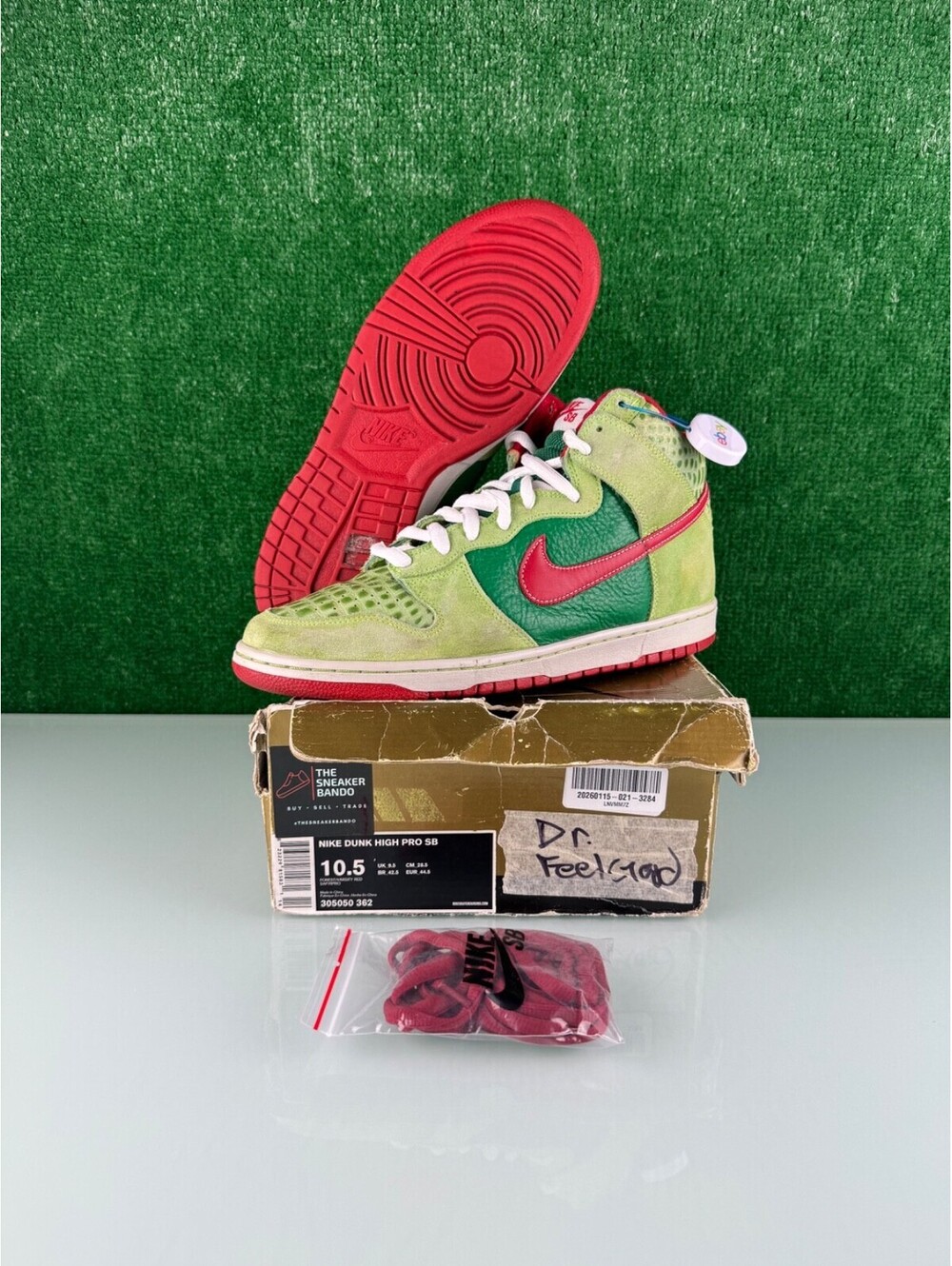 Size 10.5 - Nike Dunk Pro SB High Dr. Feelgood